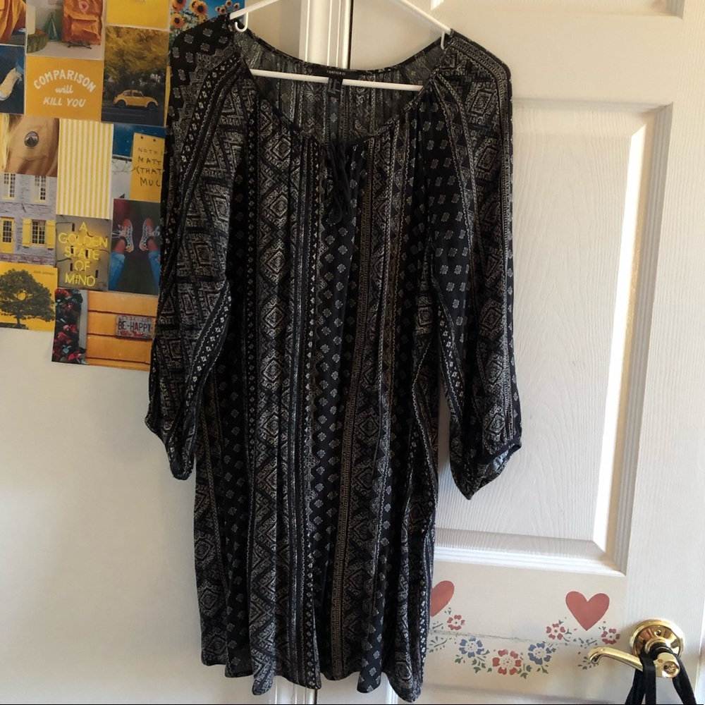 Quarter sleeve sundress